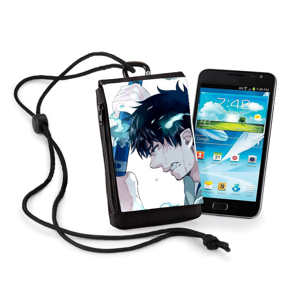 Pochette de téléphone - Taille XL pour Okumura Rin Exorcist