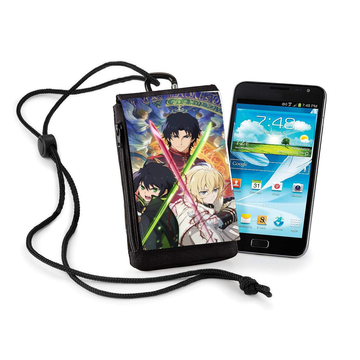 Pochette de téléphone - Taille XL pour Owari no seraph