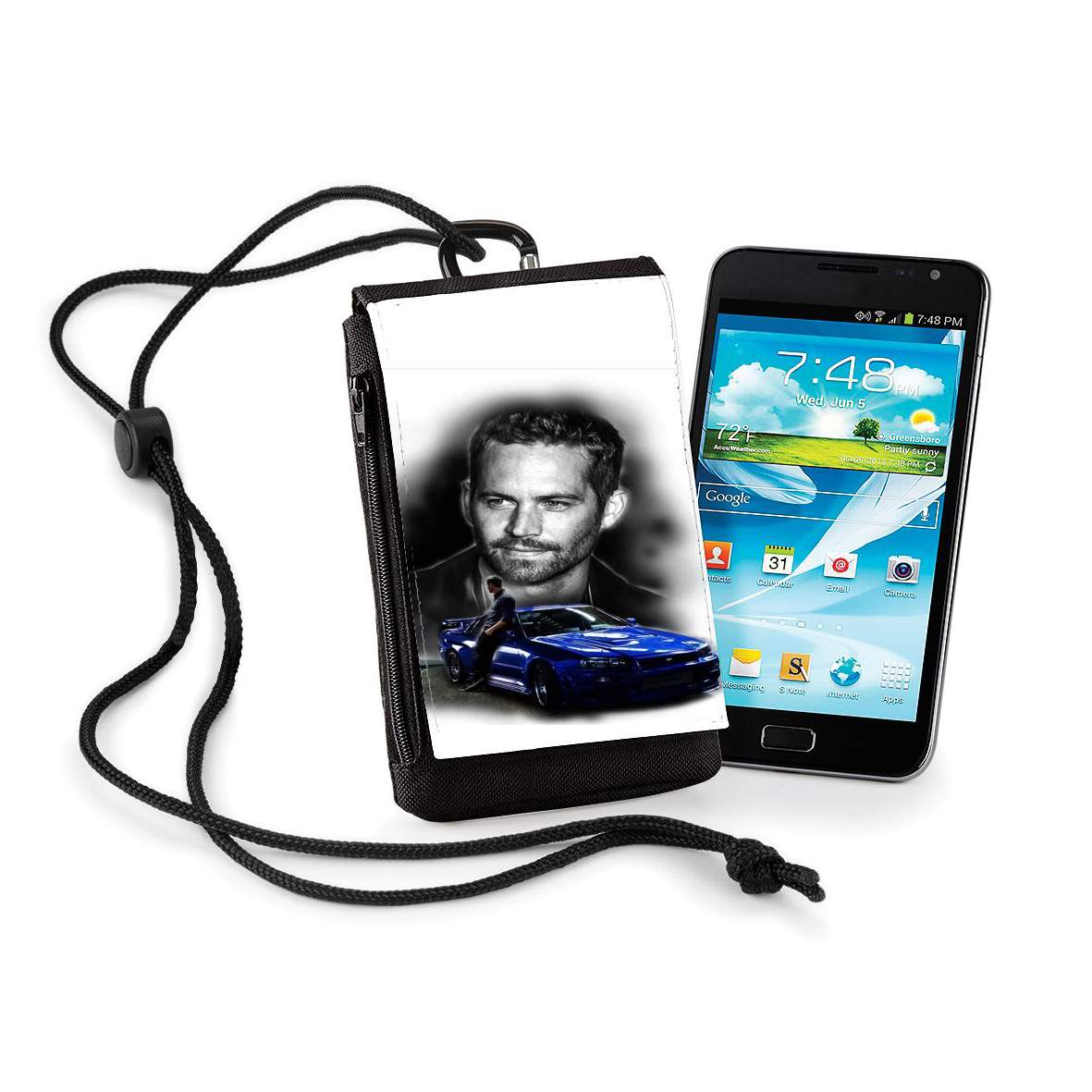 Pochette de téléphone - Taille XL pour Paul Walker Tribute See You Again