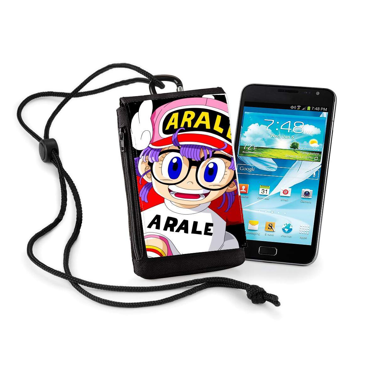 Pochette de téléphone - Taille XL pour Run Arale Norimaki