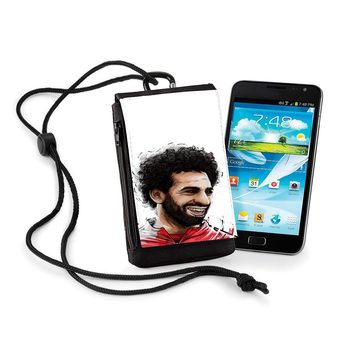 Pochette de téléphone - Taille XL pour Salah Pharaon