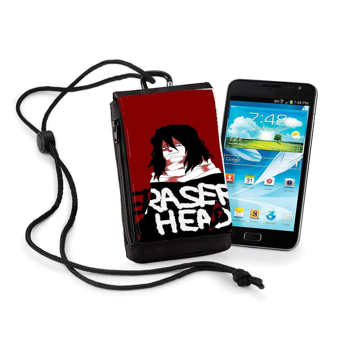 Pochette de téléphone - Taille XL pour shouta aizawa aka eraser head