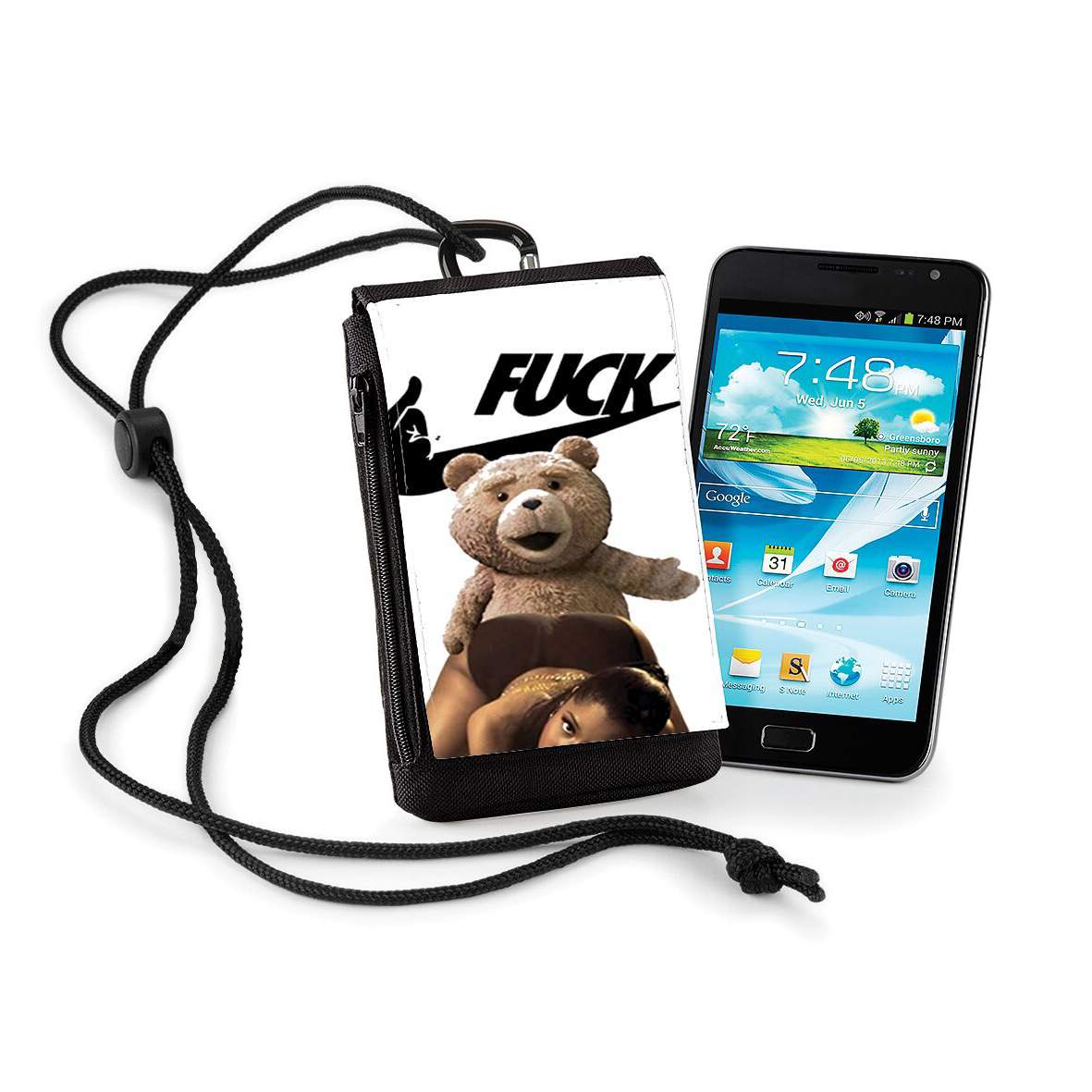 Pochette de téléphone - Taille XL pour Ted Feat Minaj