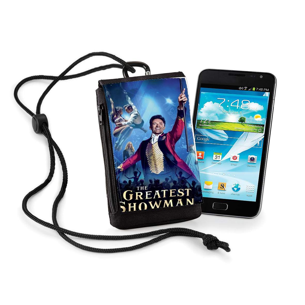 Pochette de téléphone - Taille XL pour the greatest showman