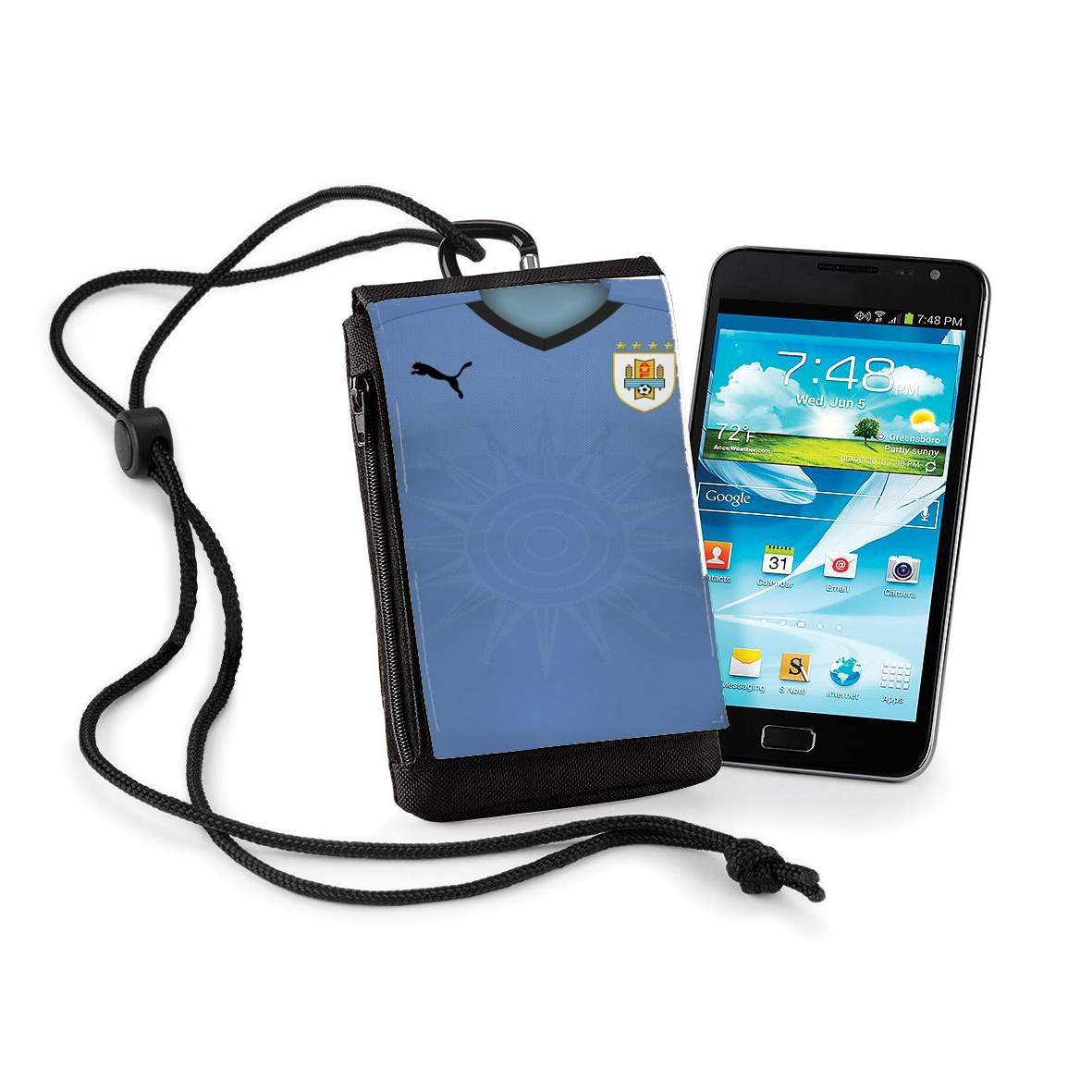 Pochette de téléphone - Taille XL pour Uruguay World Cup Russia 2018 