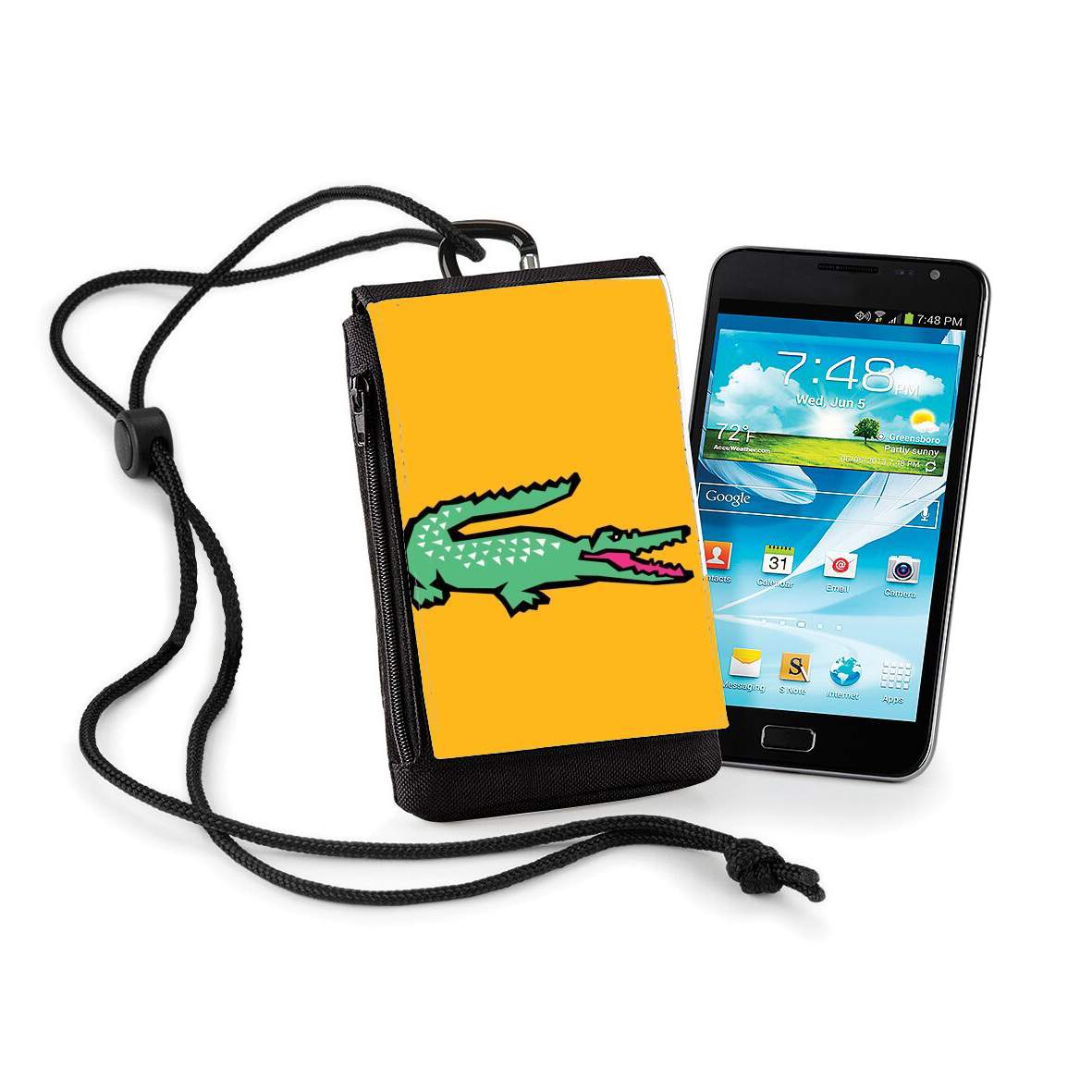 Pochette de téléphone - Taille normal pour alligator crocodile