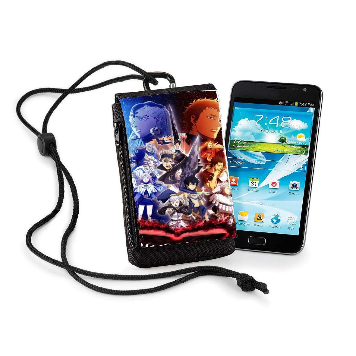 Pochette de téléphone - Taille normal pour Black Clover