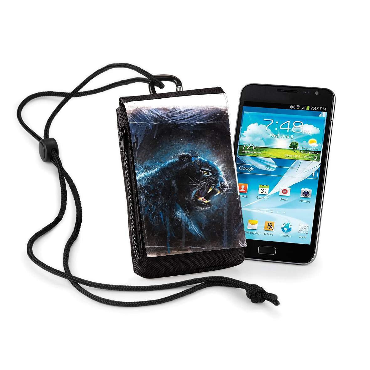 Pochette de téléphone - Taille normal pour black Panther