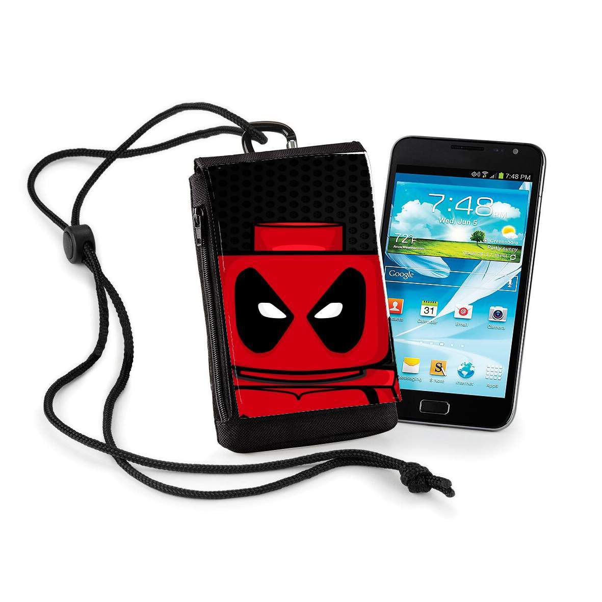 Pochette de téléphone - Taille normal pour Bricks Deadpool