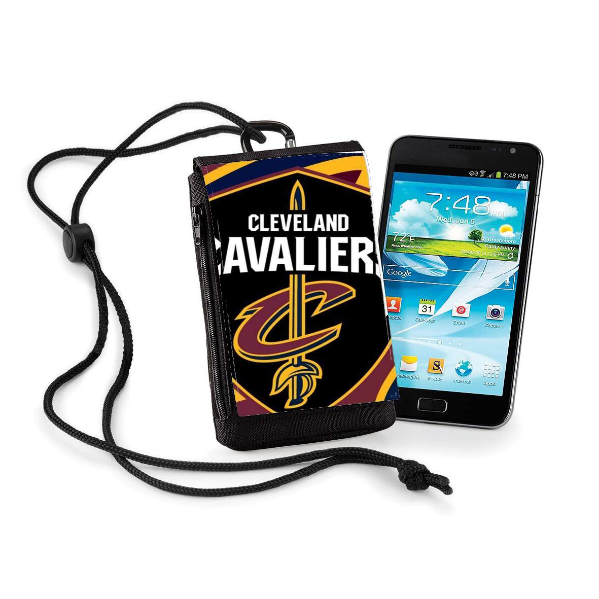 Pochette de téléphone - Taille normal pour Cleveland Cavaliers