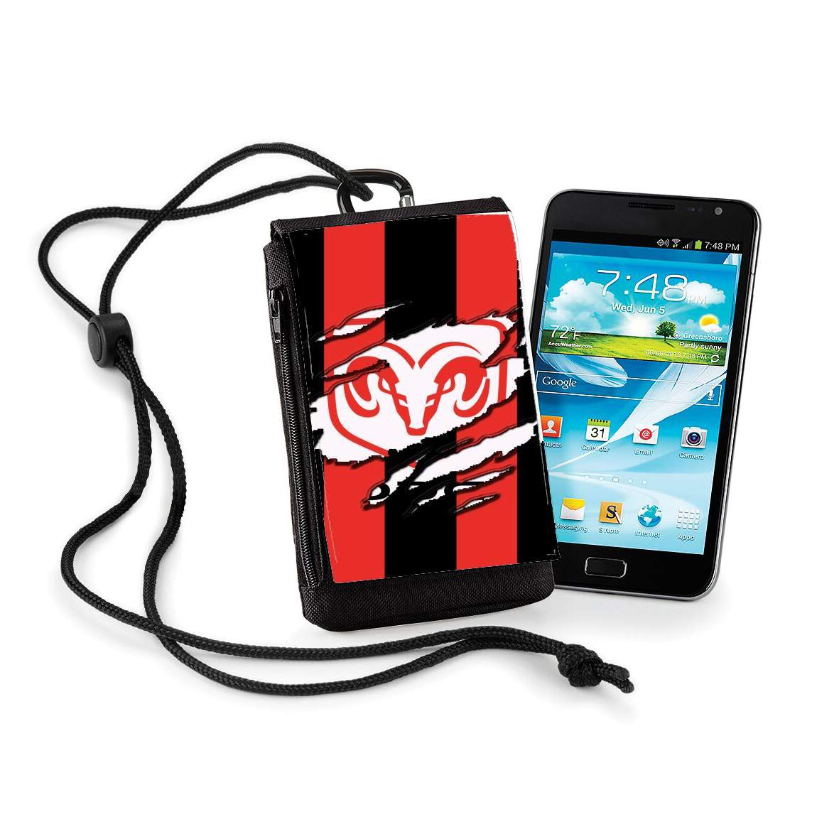 Pochette de téléphone - Taille normal pour Fan Driver Dodge Viper Griffe Art