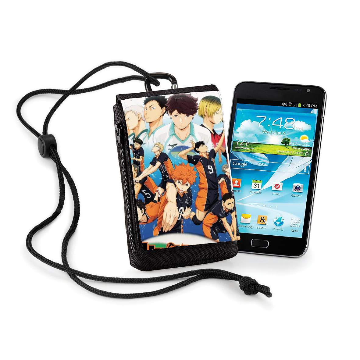 Pochette de téléphone - Taille normal pour Haikyu group