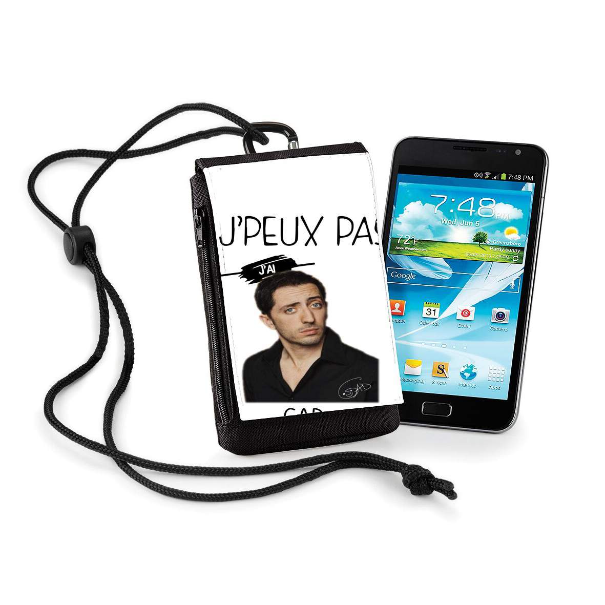 Pochette de téléphone - Taille normal pour Je peux pas j'ai Gad Elmaleh