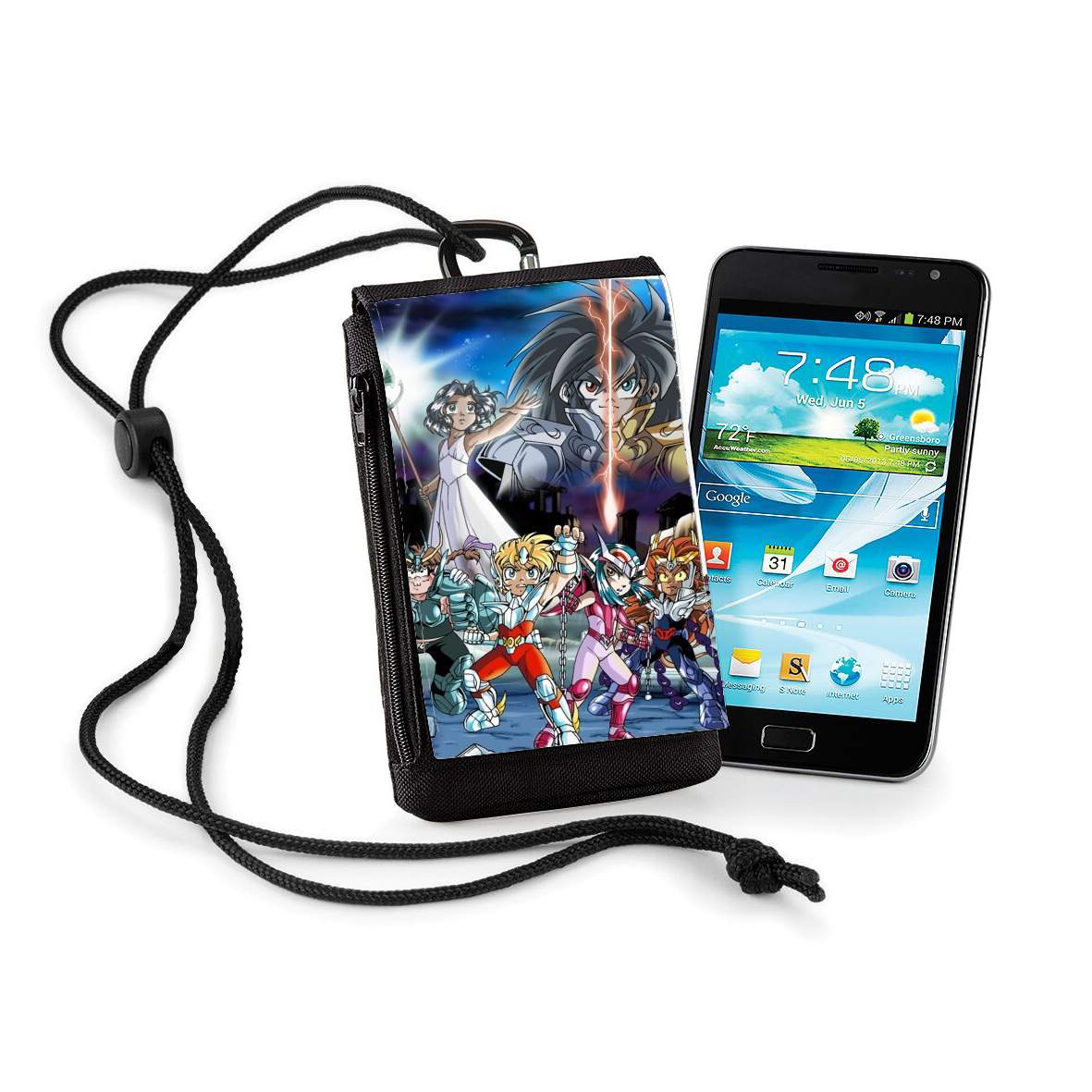 Pochette de téléphone - Taille normal pour Les légendaires x saint seiya