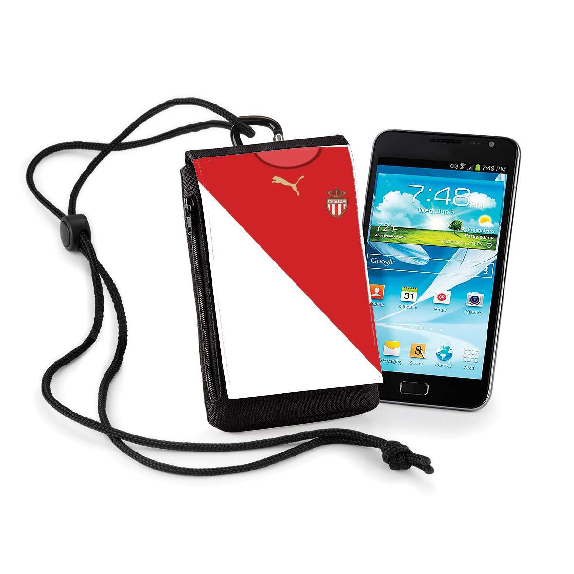 Pochette de téléphone - Taille normal pour Monaco supporter