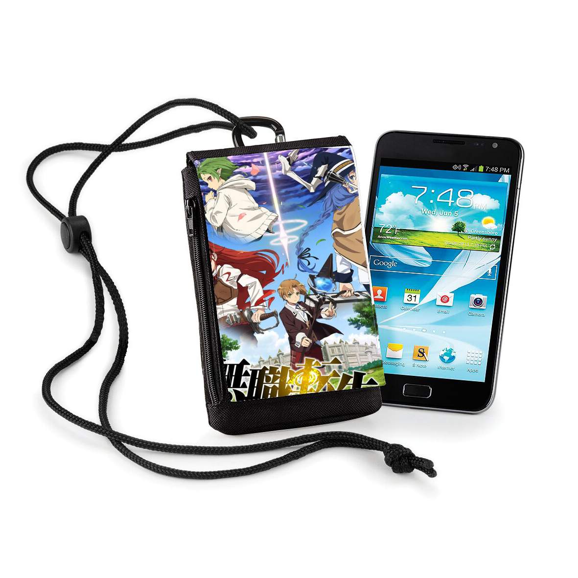 Pochette de téléphone - Taille normal pour mushoko tensei