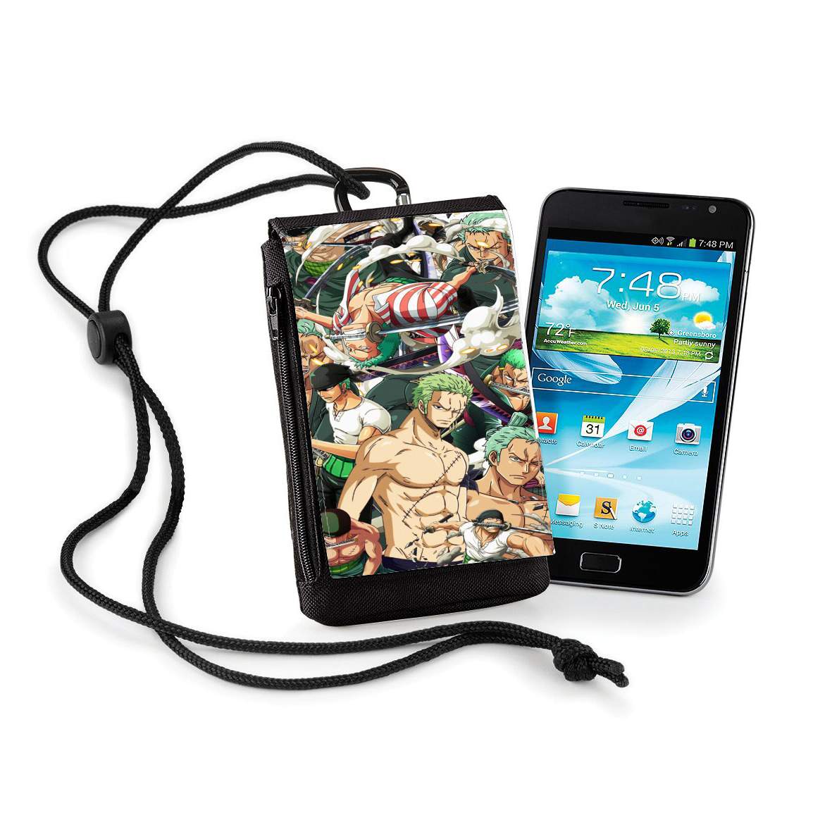 Pochette de téléphone - Taille normal pour One Piece Zoro