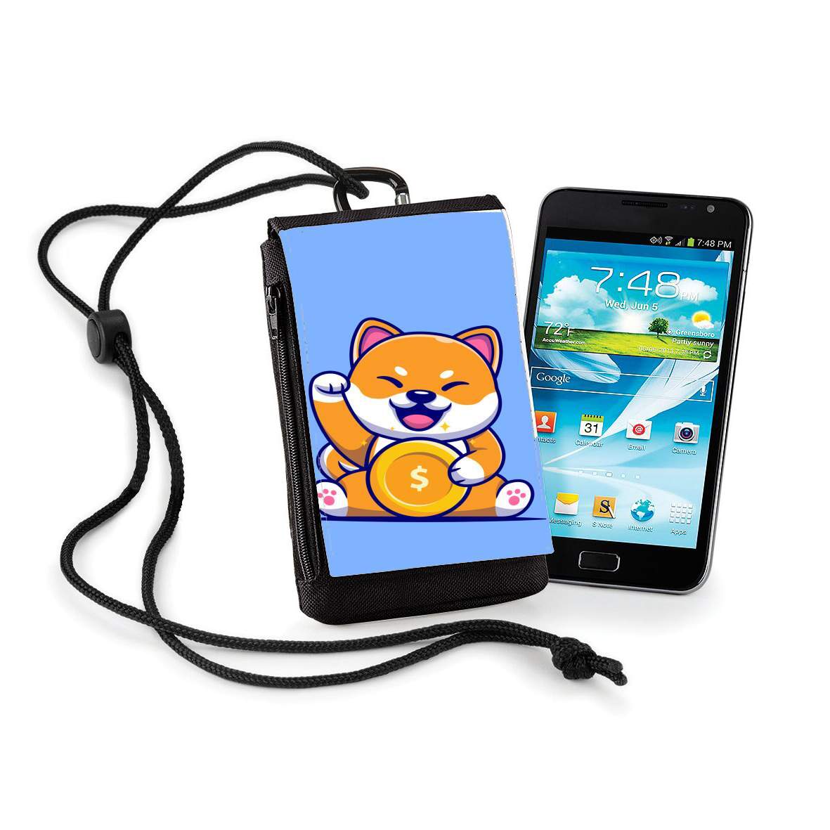 Pochette de téléphone - Taille normal pour Shiba Inu Crypto