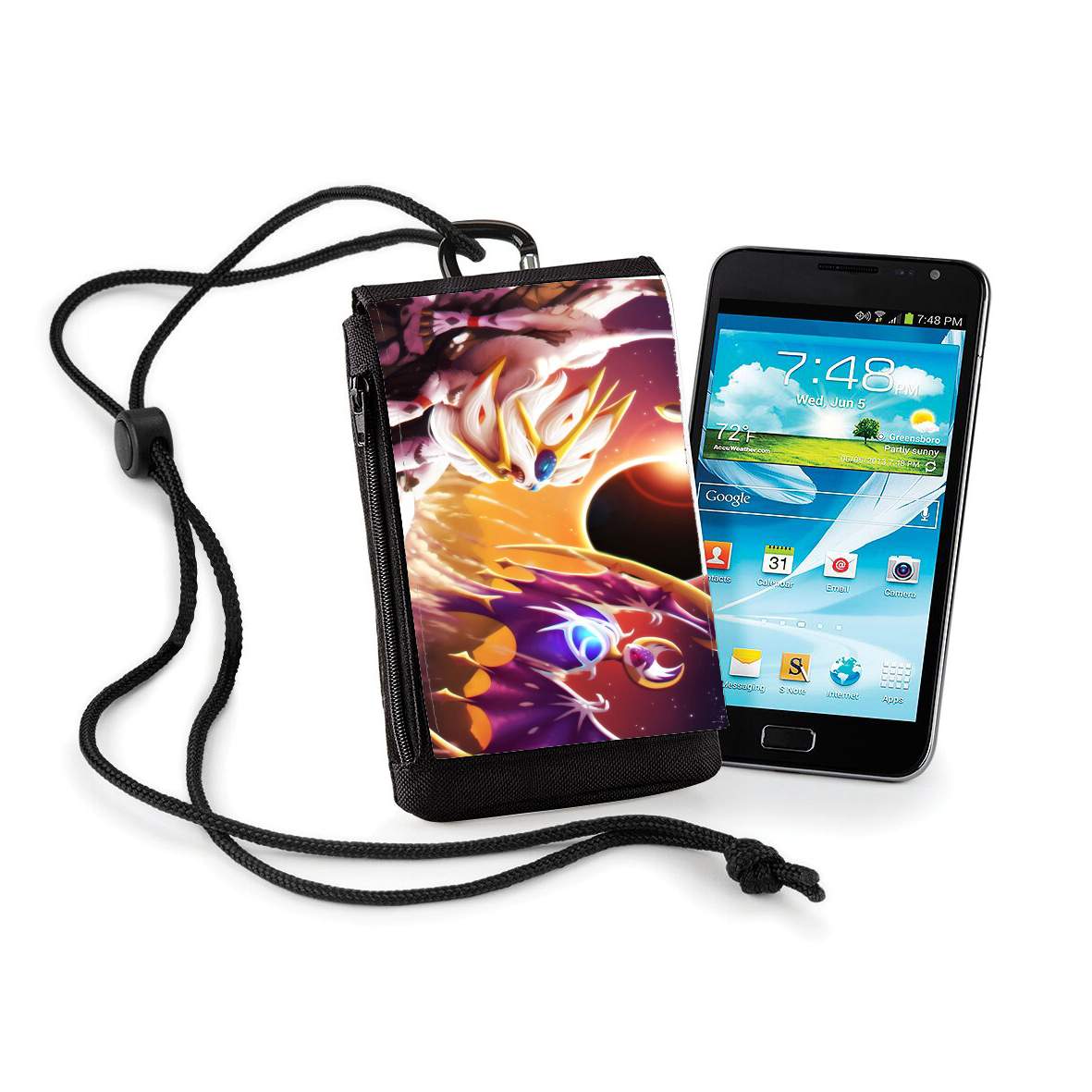 Pochette de téléphone - Taille normal pour Solgaleo And Lunala