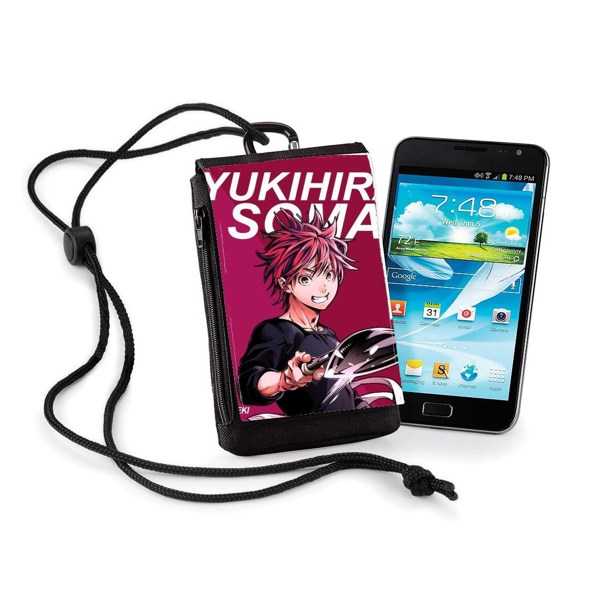 Pochette de téléphone - Taille normal pour Soma Yukihira Food wars