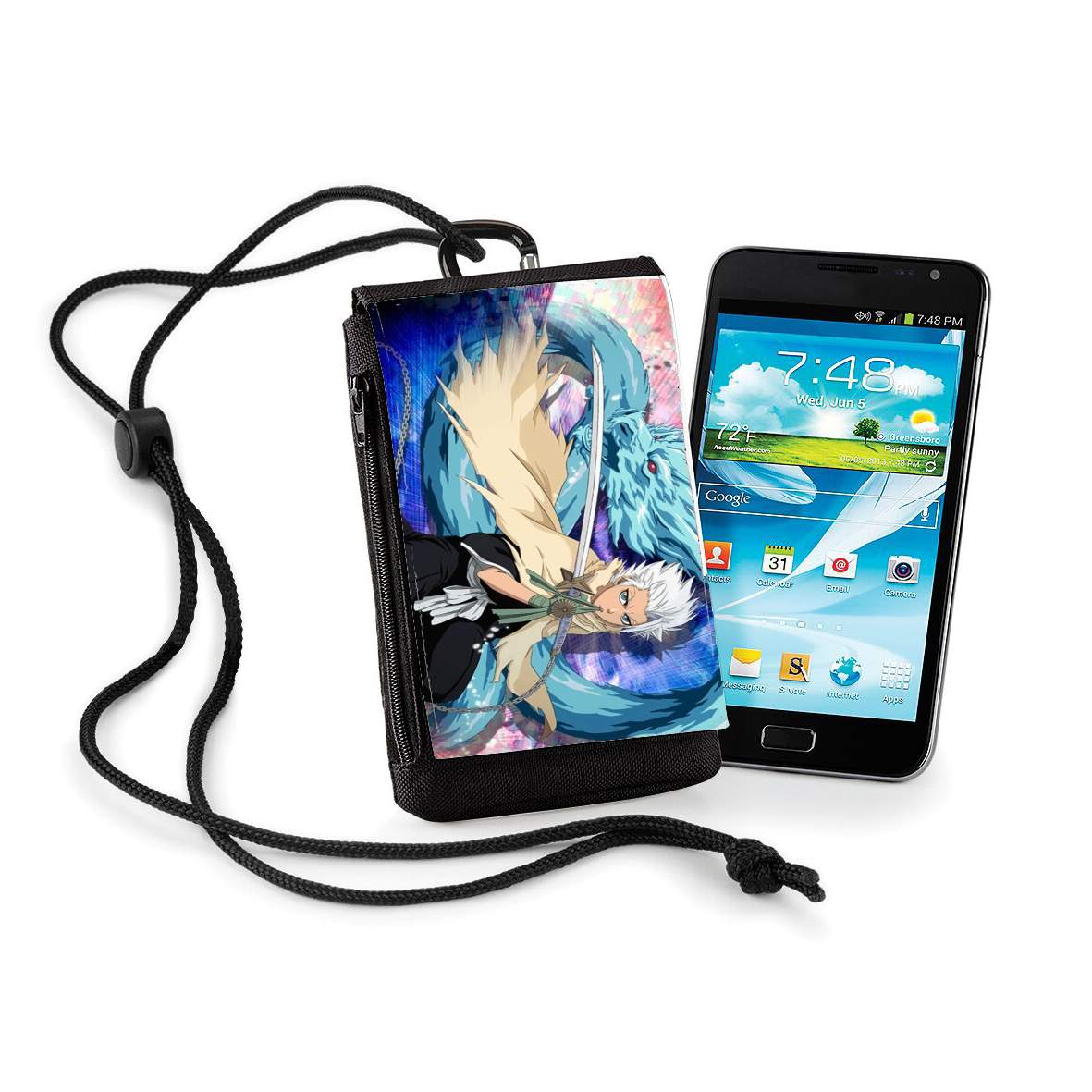 Pochette de téléphone - Taille normal pour Toshiro Hitsugaya Bleach Sword