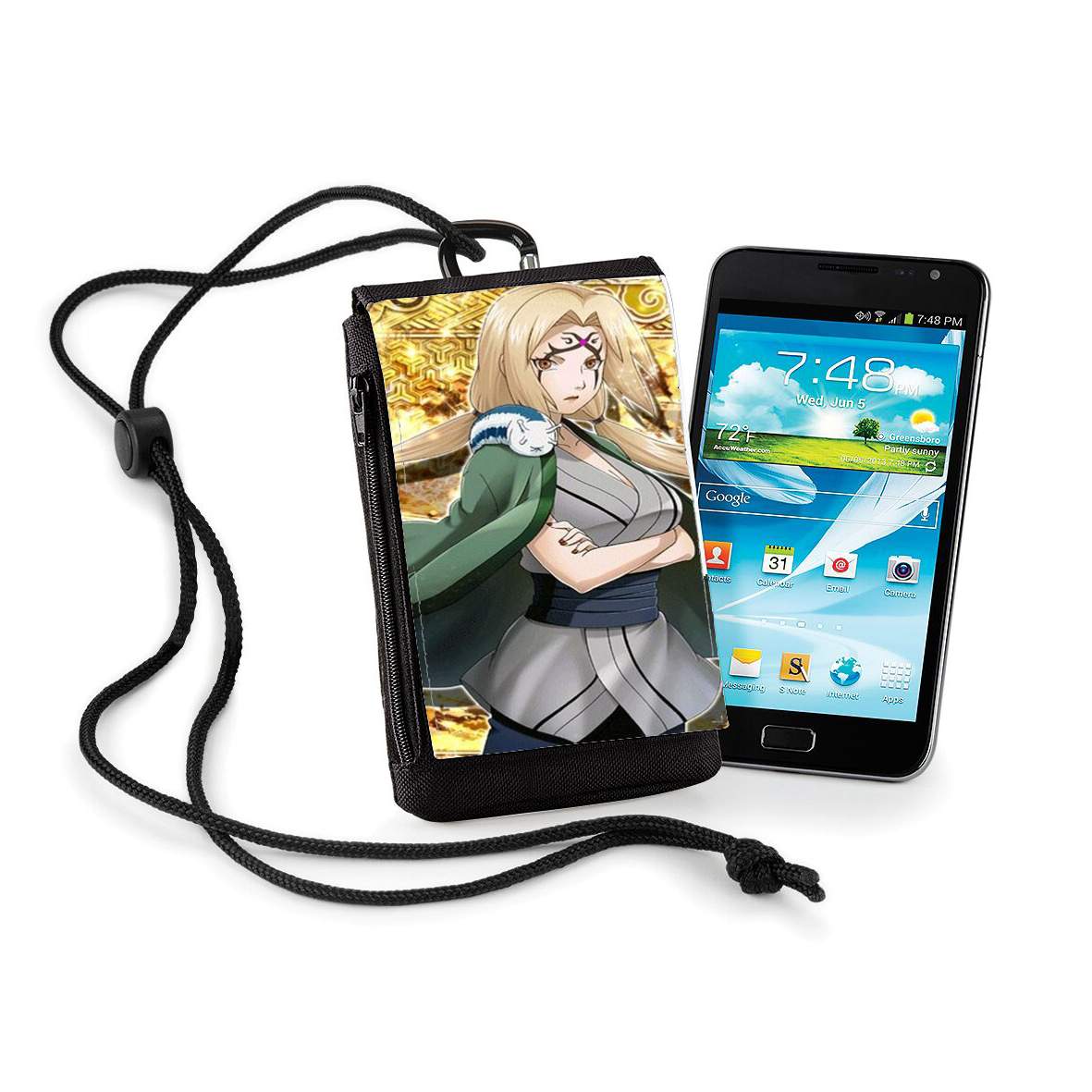 Pochette de téléphone - Taille normal pour Tsunade Senju Art Gold