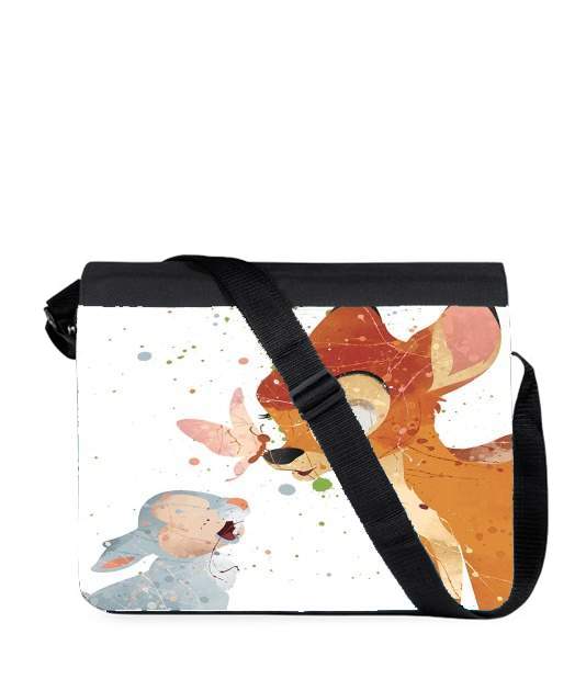 Sac bandoulière - besace pour Bambi Art Print