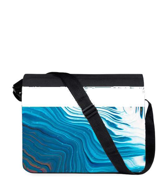 Sac bandoulière - besace pour Blue Lava Pouring