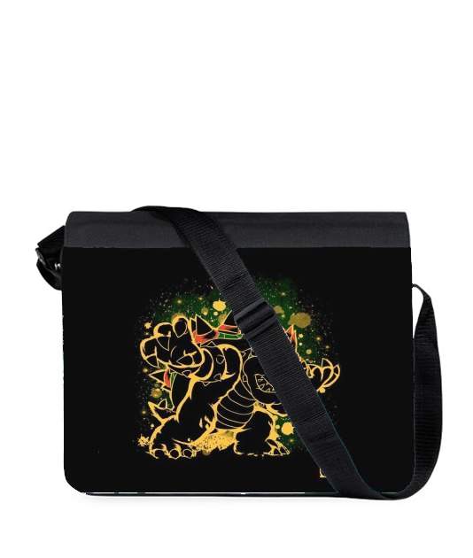 Sac bandoulière - besace pour Bowser Abstract Art