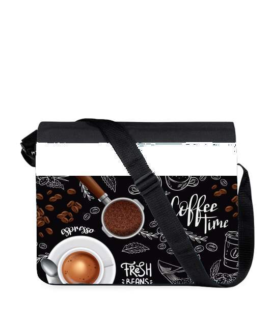 Sac bandoulière - besace pour Coffee time