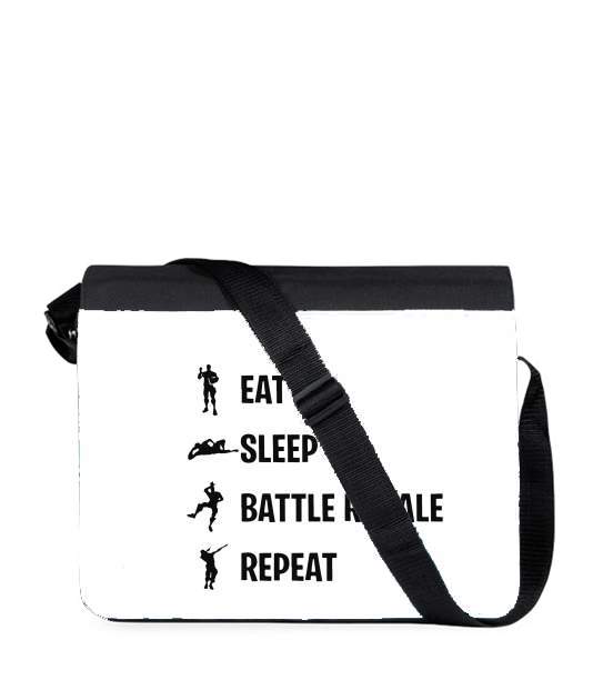 Sac bandoulière - besace pour Eat Sleep Battle Royale Repeat