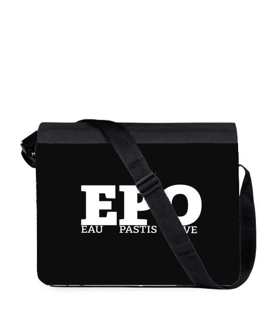 Sac bandoulière - besace pour EPO Eau Pastis Olive