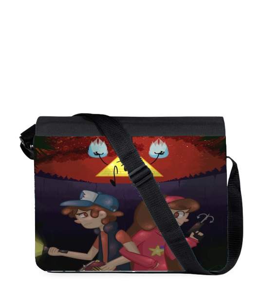 Sac bandoulière - besace pour Gravity Falls Monster bill cipher Wheel