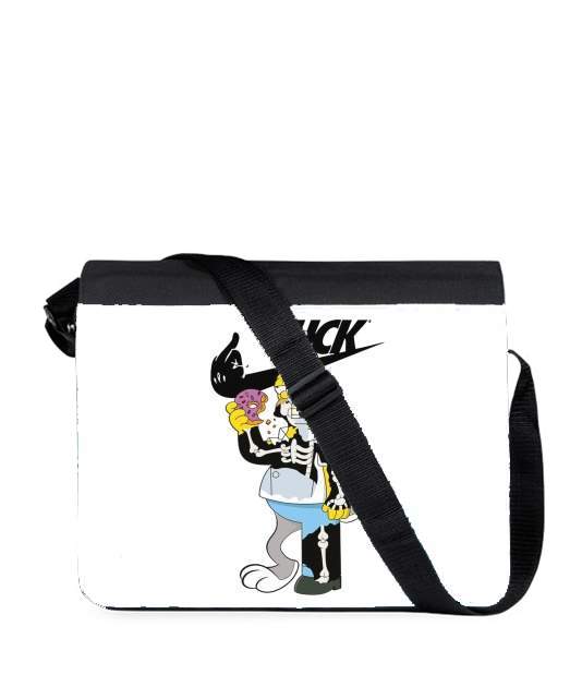 Sac bandoulière - besace pour Home Simpson Parodie X Bender Bugs Bunny Zobmie donuts