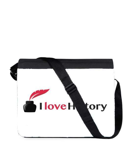 Sac bandoulière - besace pour I love History