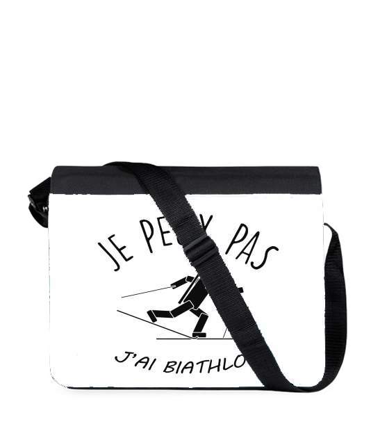 Sac bandoulière - besace pour Je peux pas j'ai biathlon