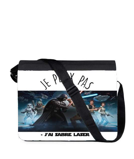 Sac bandoulière - besace pour Je peux pas j'ai sabre laser