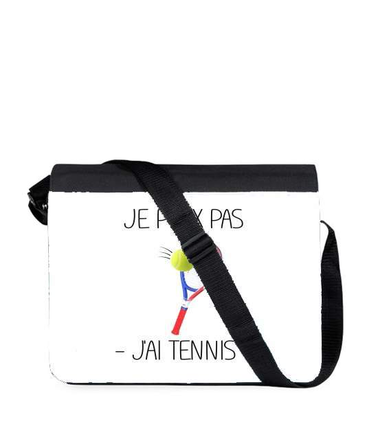 Sac bandoulière - besace pour Je peux pas j'ai tennis