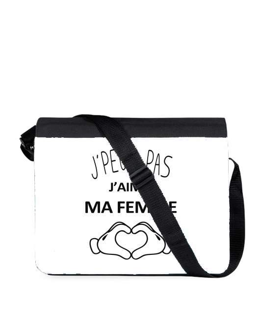 Sac bandoulière - besace pour Je peux pas j'aime ma femme