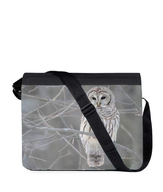 Sac bandoulière - besace pour owl bird on a branch