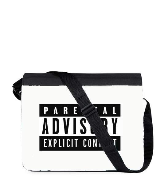 Sac bandoulière - besace pour Parental Advisory Explicit Content