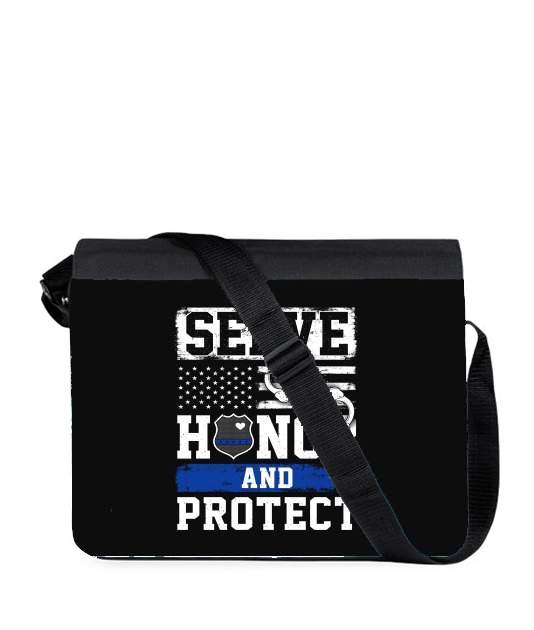 Sac bandoulière - besace pour Police Serve Honor Protect