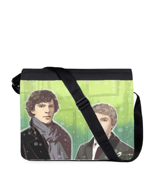 Sac bandoulière - besace pour Sherlock and Watson