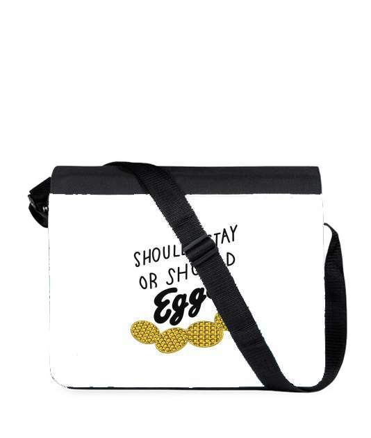 Sac bandoulière - besace pour Should i stay or shoud i Eggo ?