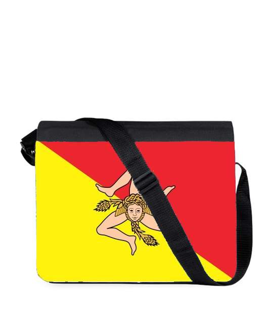 Sac bandoulière - besace pour Sicile Flag