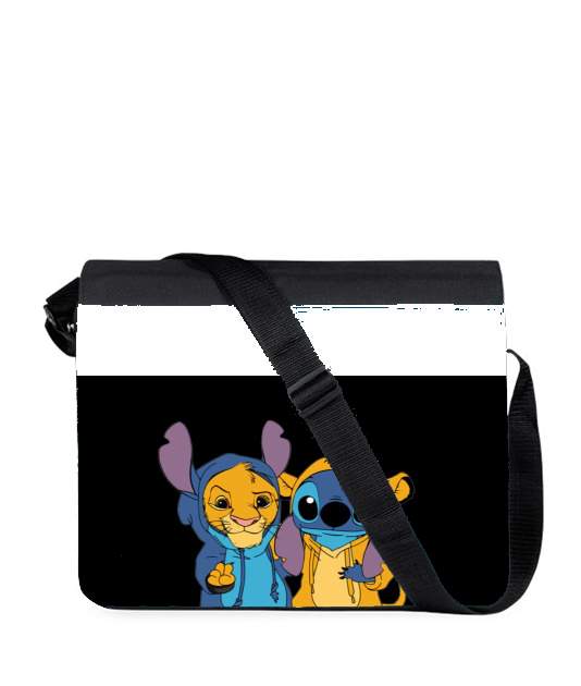 Sac bandoulière - besace pour Simba X Stitch best friends