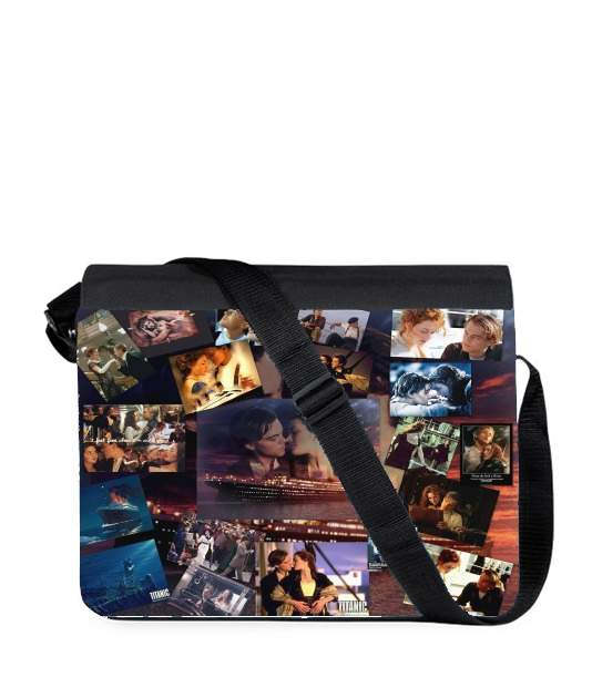 Sac bandoulière - besace pour Titanic Fanart Collage