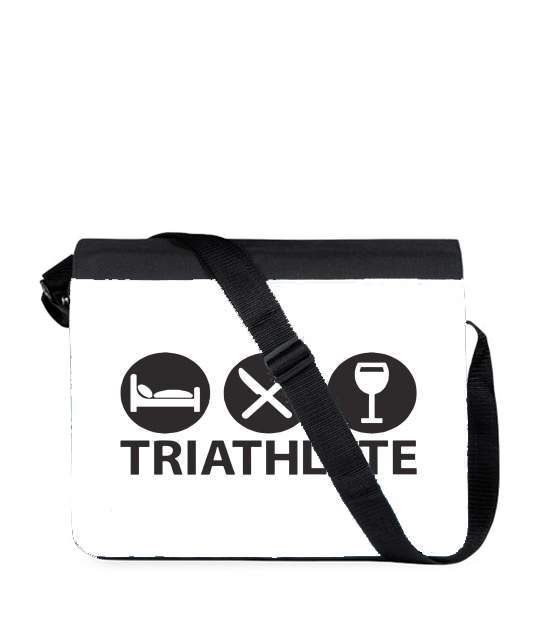 Sac bandoulière - besace pour Triathlète Apéro du sport