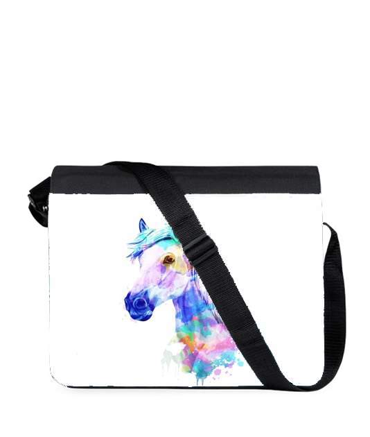 Sac bandoulière - besace pour Watercolor Cheval