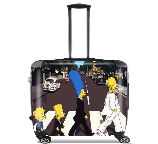 Sacs ordinateur à roulettes pour Beatles meet the simpson